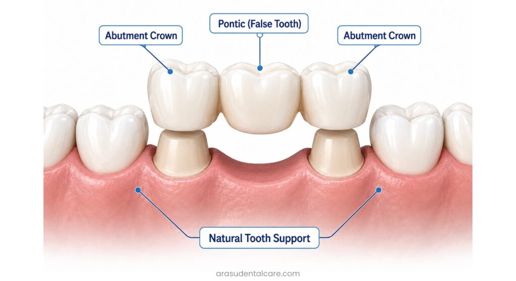 Parts of a Dental Bridge