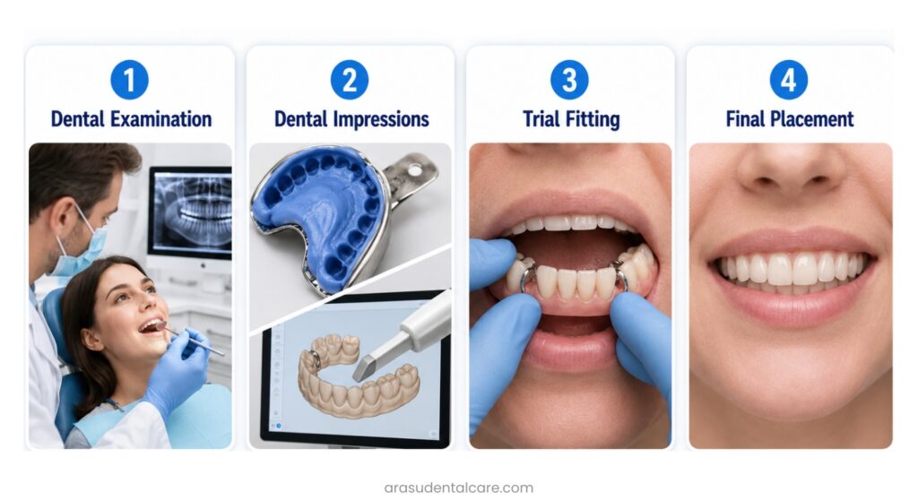 Removable Dental Bridge Procedure