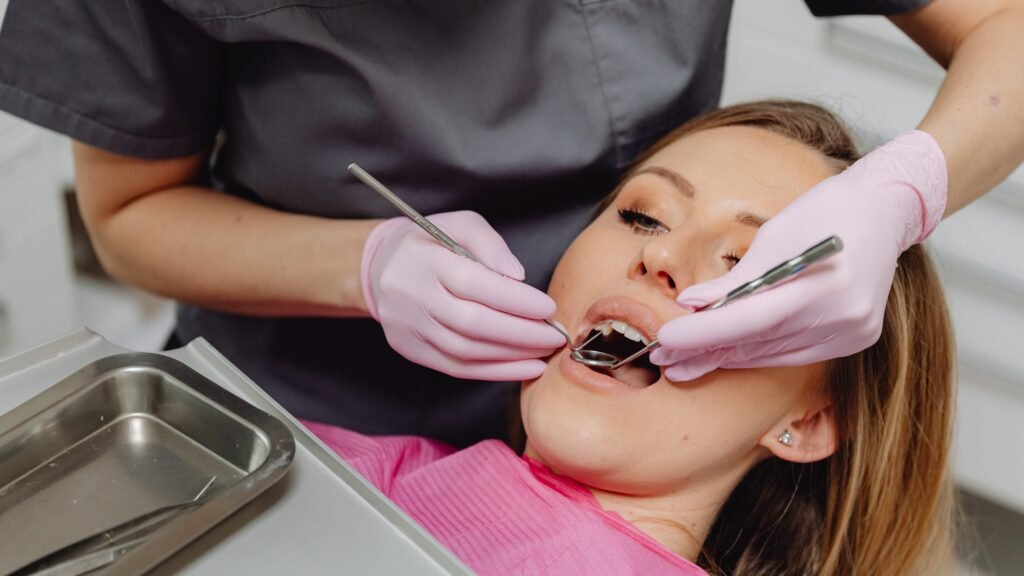 How is dental restoration done with amalgam filling?