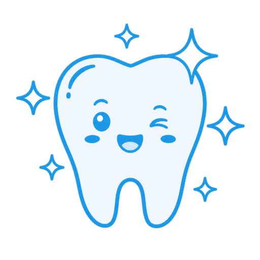 Illustration of professional teeth whitening