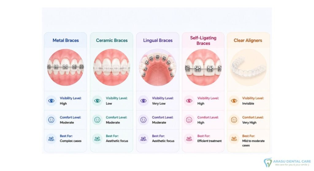 5 Types of Braces