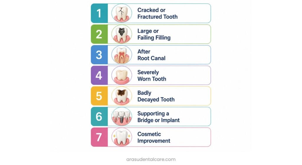 7 Signs You May Need a Dental Crown.