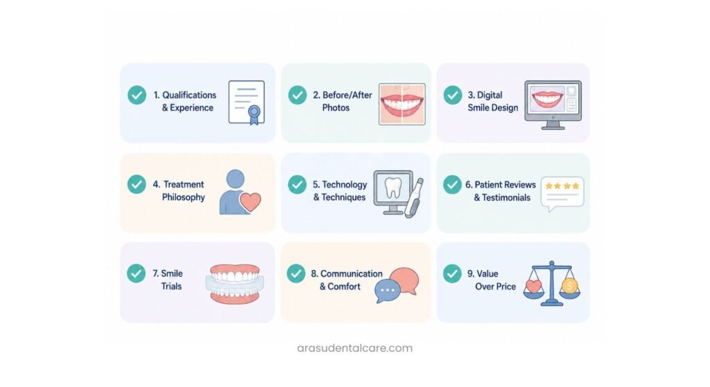 9 Things to Check Before Choosing a Cosmetic Dentist.