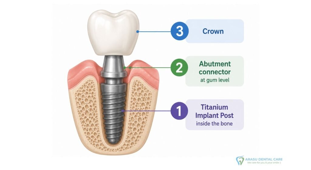 Anatomy of a Dental Implant