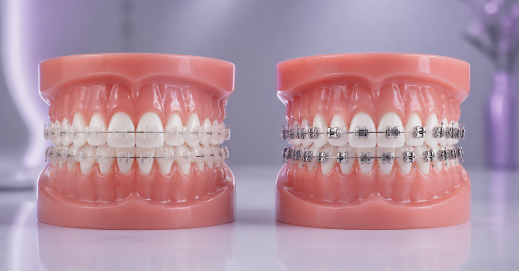 Ceramic Braces vs Self-Ligating Braces