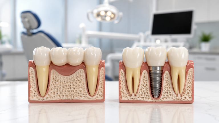 Dental Bridge vs Dental Implant