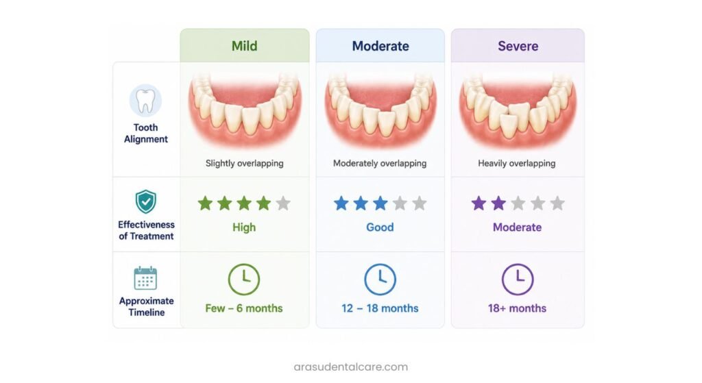 Clear Aligners for Crowding 