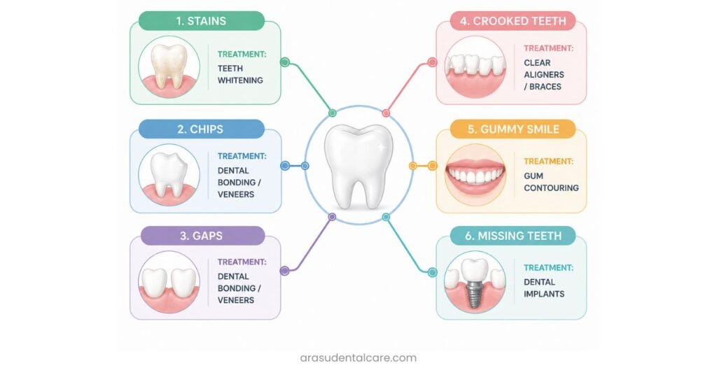 Common Smile Concerns & Cosmetic Solutions