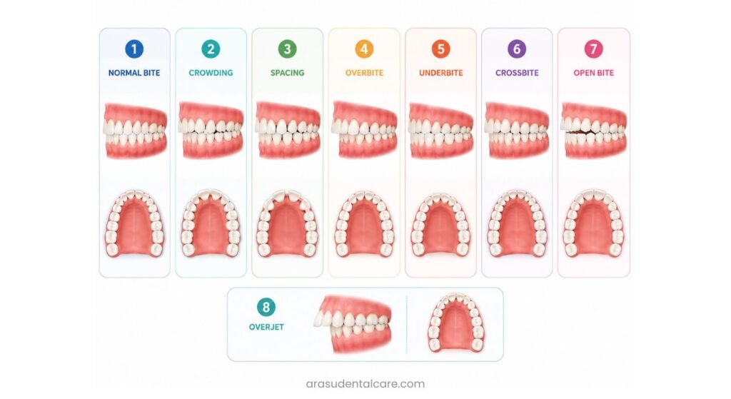 Common Types of Teeth Misalignment
