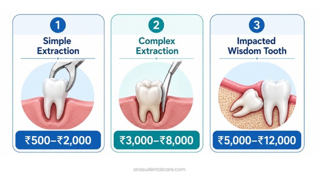 Cost of Complex Tooth Extraction in India