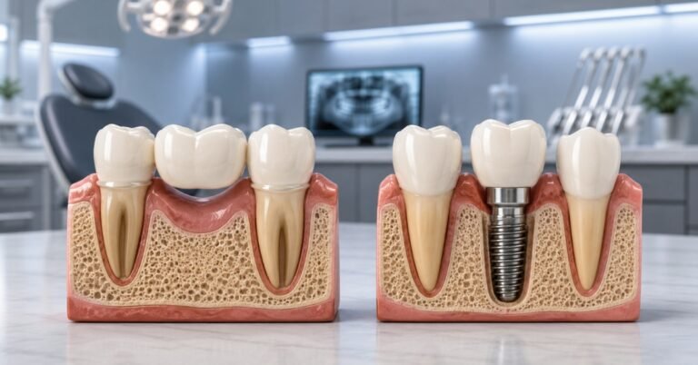 Dental Implants vs Dental Bridges