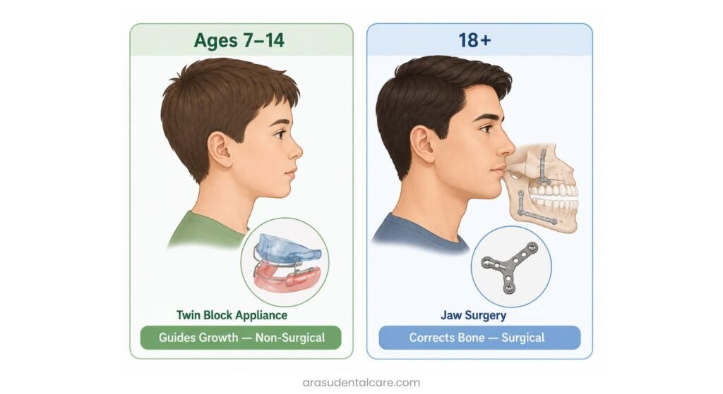 Jaw Growth Modification vs Surgery