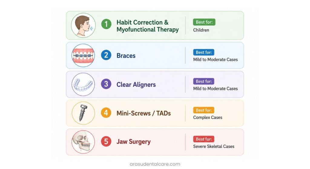 Open Bite Treatment Options at a Glance.