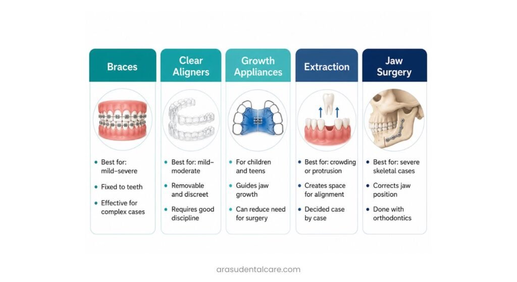 Overbite Treatment Options .