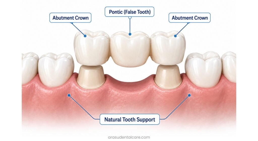 Parts of a Dental Bridge