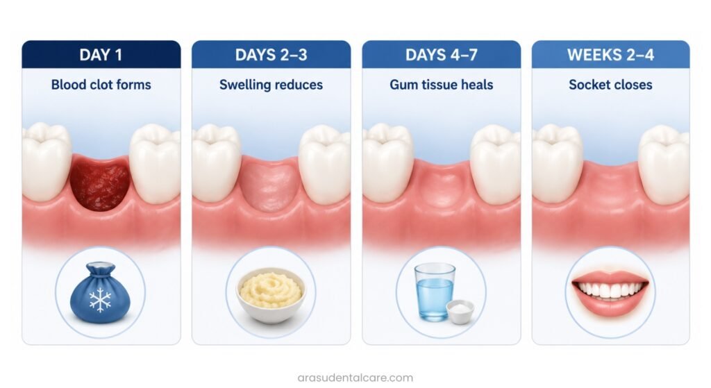 Tooth Extraction Recovery Timeline