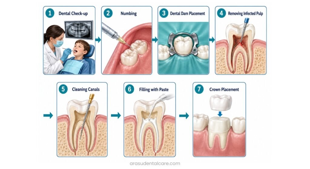 The Pulpectomy Procedure for Kids