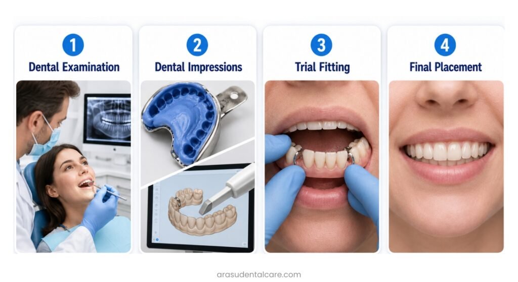 Removable Dental Bridge Procedure
