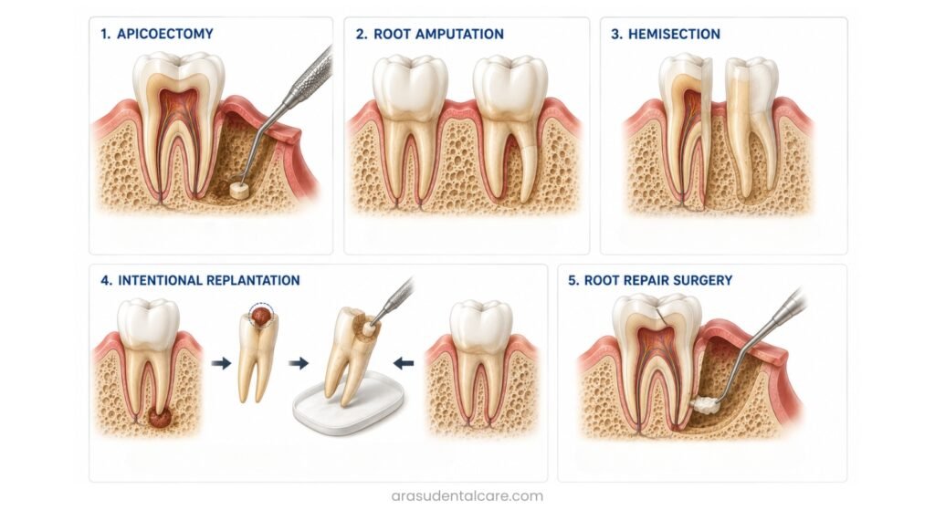 5 Types of Endodontic Surgery