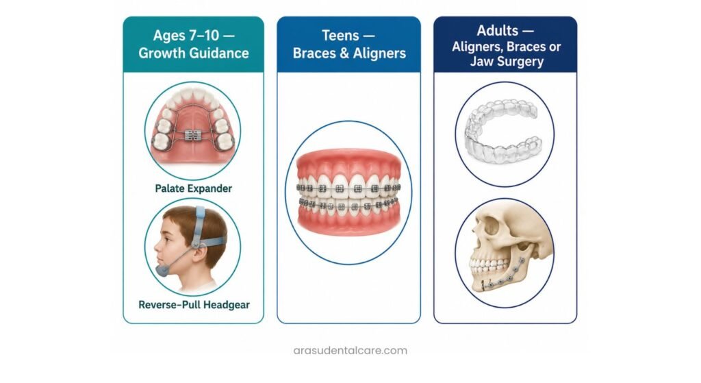 Underbite Treatment by Age