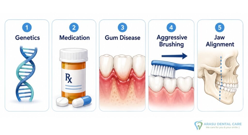 Common Causes of Uneven Gums