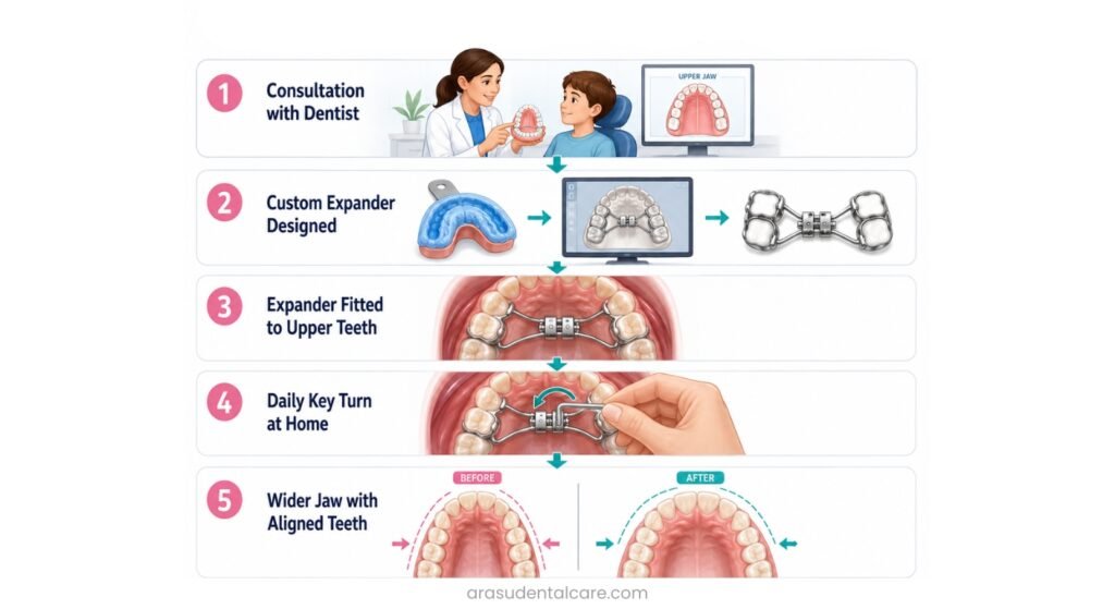 What Happens During Palatal Expander Treatment