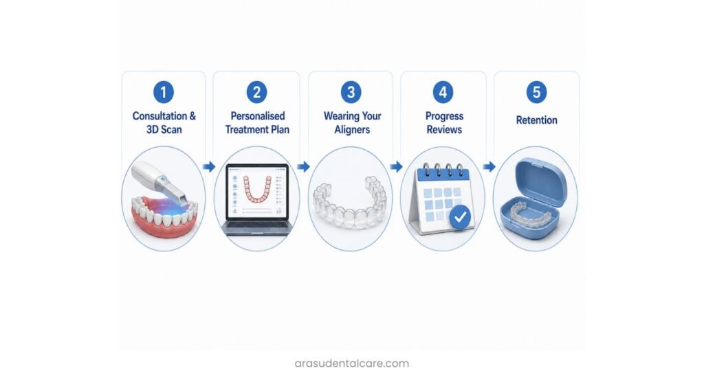 Clear Aligner Journey for Underbite Correction