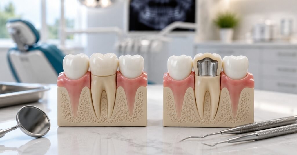 Zirconia Crowns vs PFM Crowns