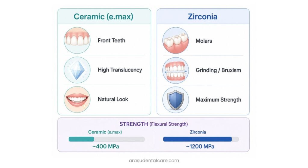 Zirconia vs Ceramic