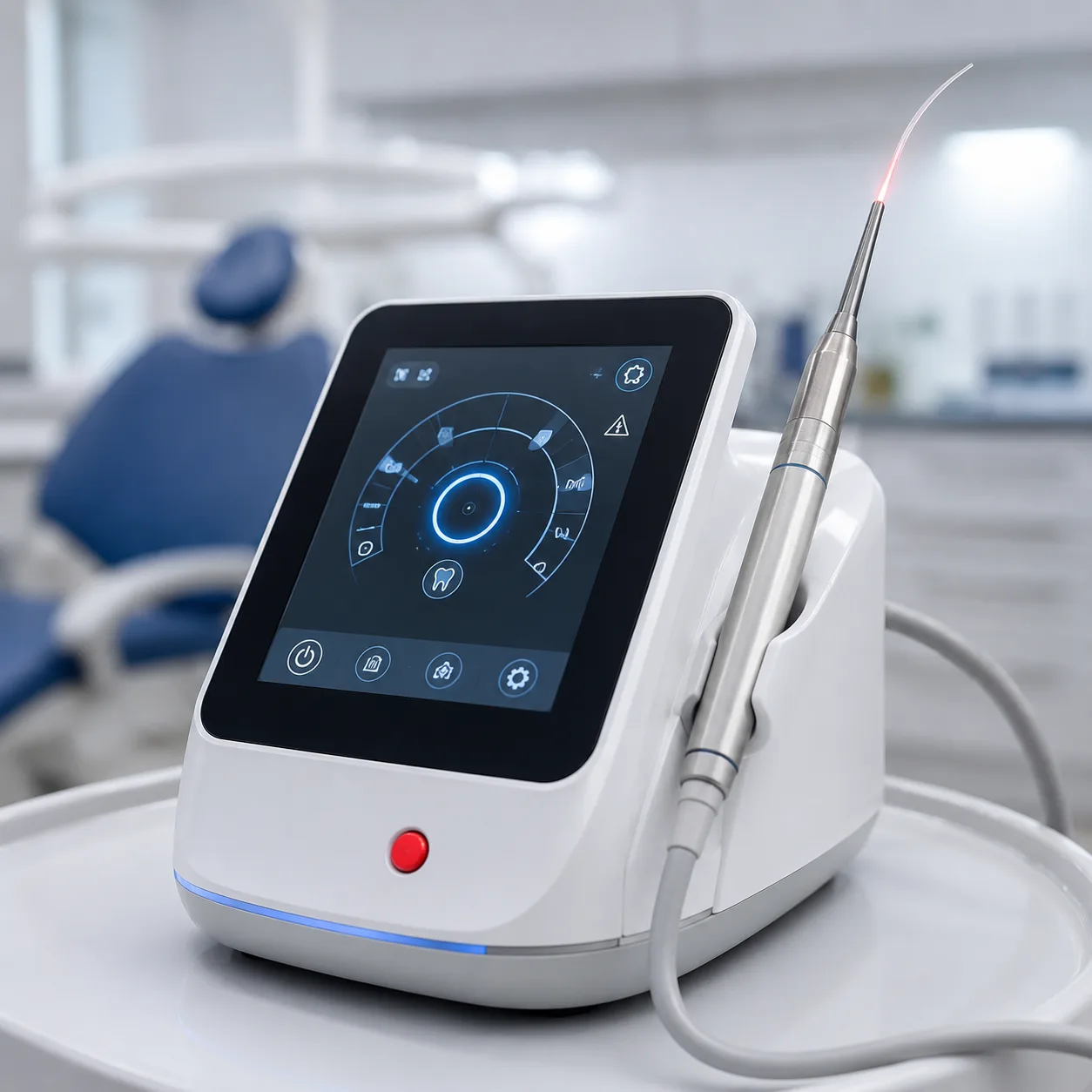Equipment — Soft-tissue laser unit — Arasu Dental Care, Coimbatore