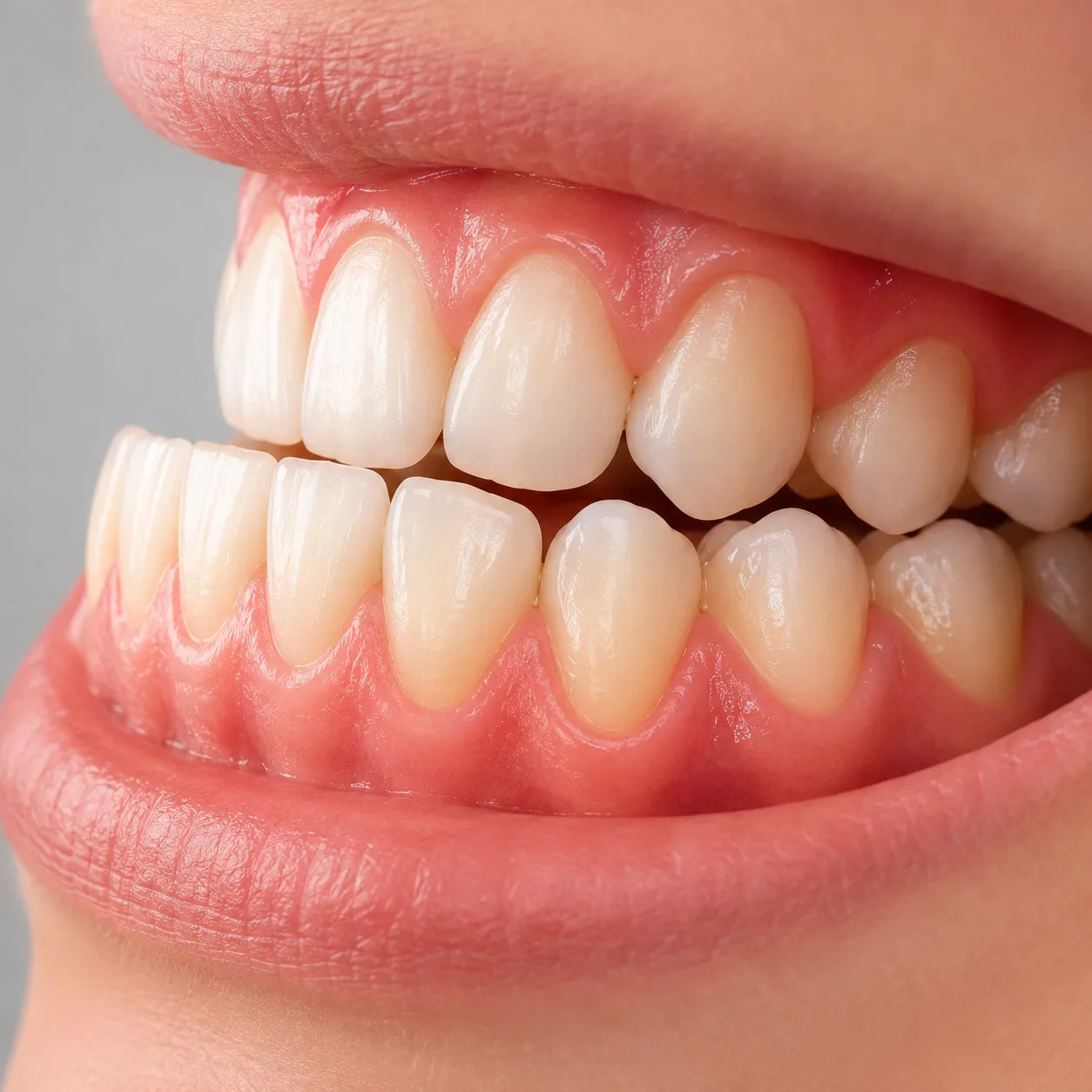 Orthodontist at Arasu Dental Care, Coimbatore, assessing a patient's underbite before Class III bite correction
