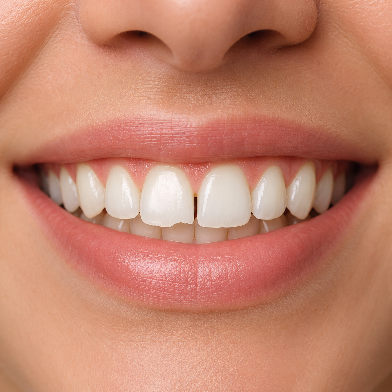 A chip, a small gap, one odd tooth - Arasu Dental Care, Coimbatore