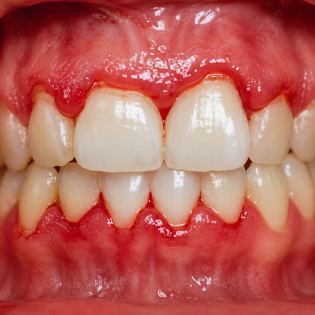Bleeding or swollen gums - Arasu Dental Care, Coimbatore