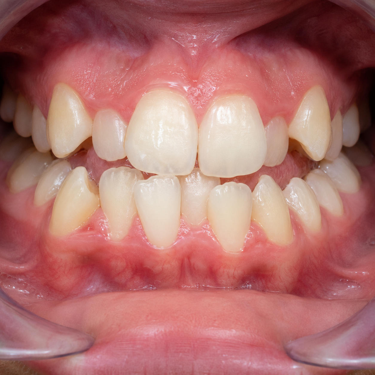 Moderate crowding - Arasu Dental Care, Coimbatore