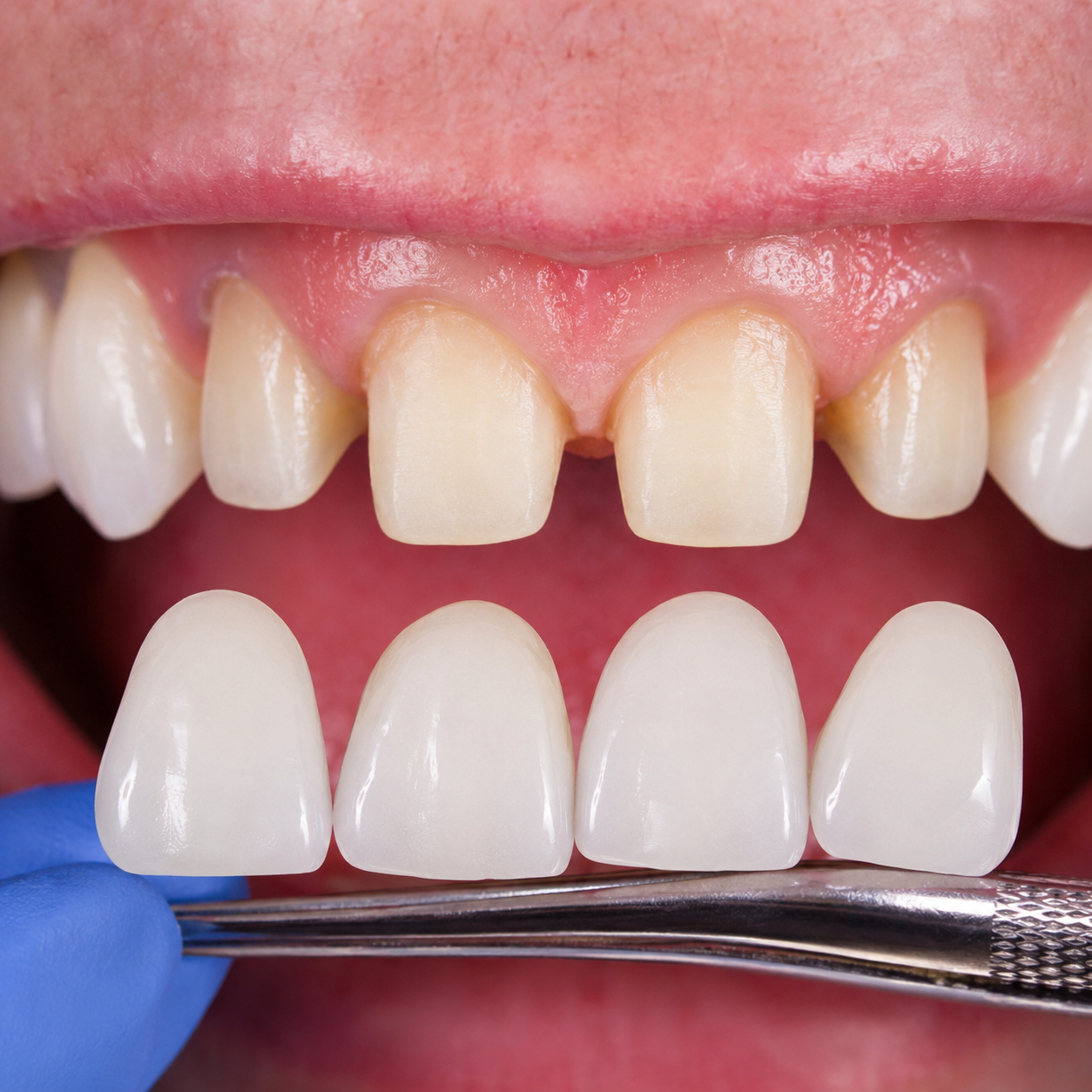 Preparation for veneers, crowns or a smile makeover - Arasu Dental Care, Coimbatore