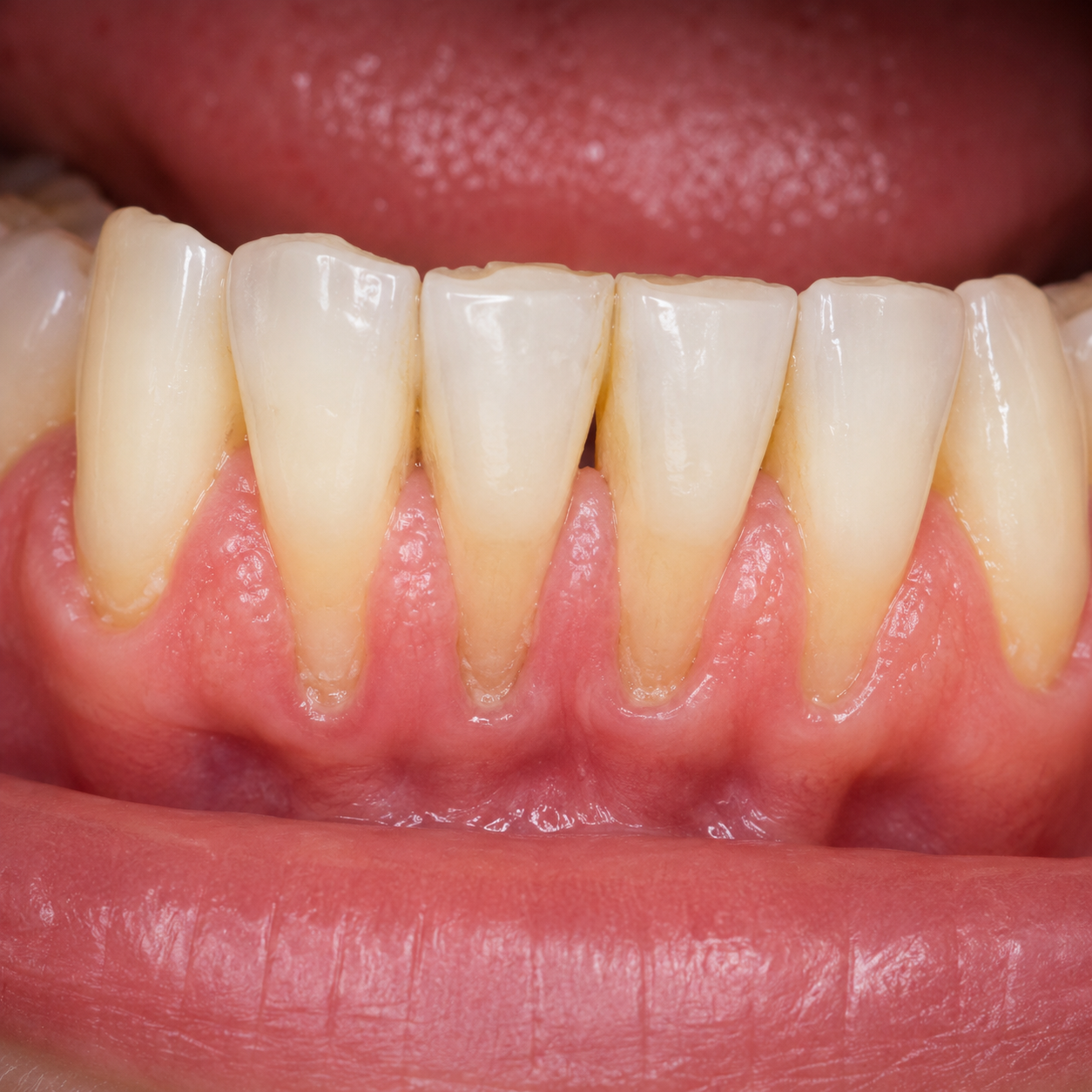 Receding gums and exposed roots - Arasu Dental Care, Coimbatore