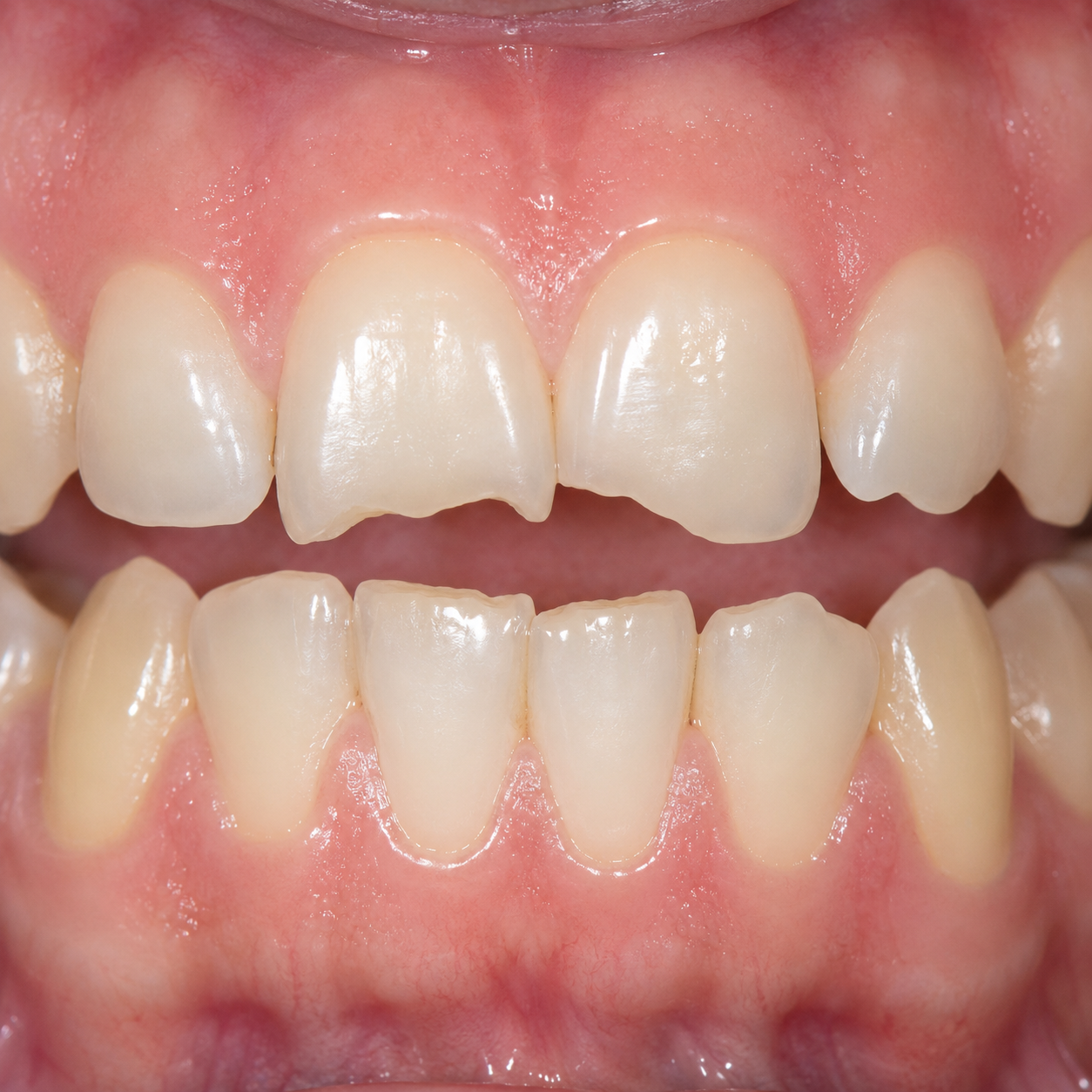 Several front teeth to reshape - Arasu Dental Care, Coimbatore